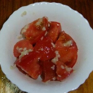 山葵がツン♪塩麹トマト